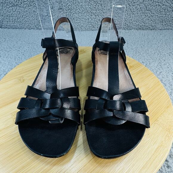 Abeo Biosystem Womens Orthopedic Comfort Sandals Black Leather Size 7N - Picture 5 of 16